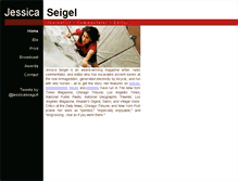 Tablet Screenshot of jessicaseigel.com